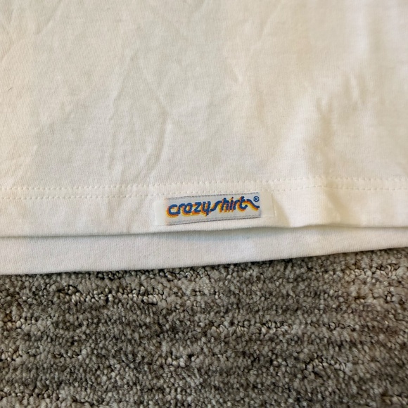 VTG 90s Y2k NWT B.Kliban Cat Crazy "Meowie Christmas"  White T-Shirt Mens Large - Picture 5 of 11